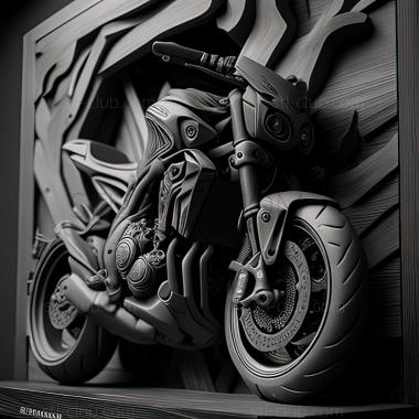 3D model Yamaha MT 09 SP (STL)